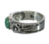 Southwestern Turquoise Sterling Silver Flower Ring Size 7-3/4 YX91636